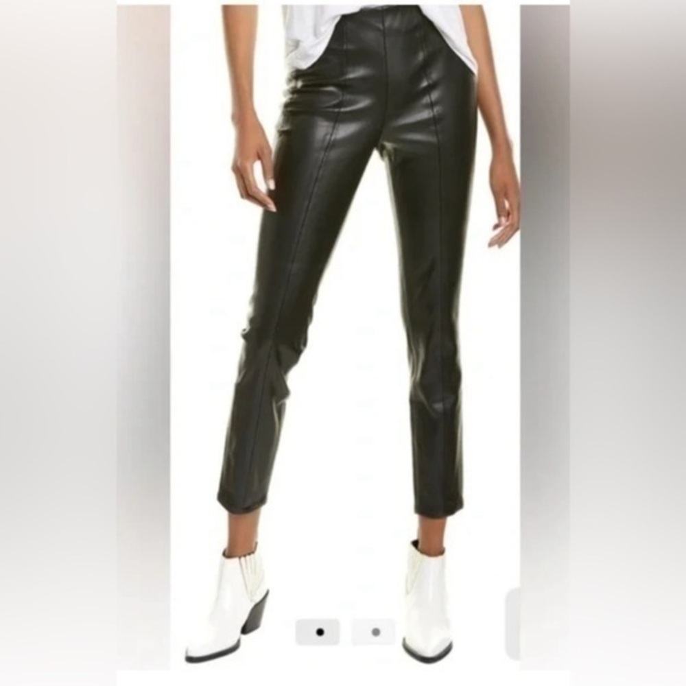 BLANKNYC Womens 28 Faux Leather High Rise Maleficent Skinny Crop Ankle Pant 6